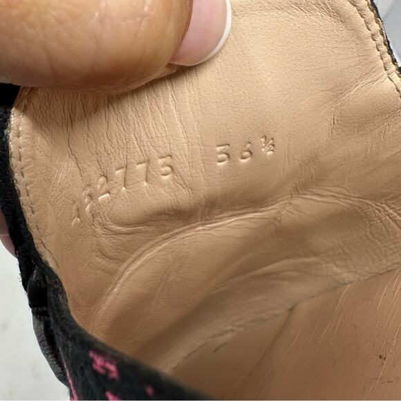 Gucci Princetown Loafers Jacquard Floral Slippers EU 36.5 - Picture 9 of 11